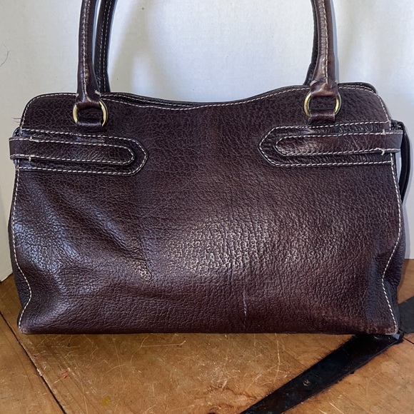 Vintage Sondra Roberts Pebbled Leather Handbag - Picture 4 of 9